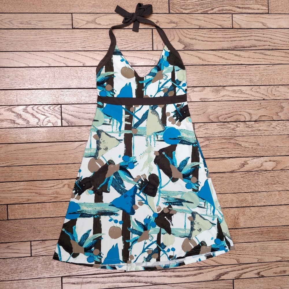 Printed halter dress by Patagonia